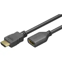 Goobay HDMI 2.0 Forlengelseskabel med Ethernet - 3m