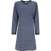 Hajo Nattkjole med lange ermer - Blå striper