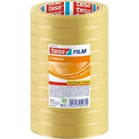 TESA Tesafilm Standard - Kontortape - 15 mm x 66 m - gjennomsiktig (pakke med 10)