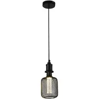 Searchlight LED Deco-pære Wire Cylinder E27 4,5W 2.700K svart Mesh