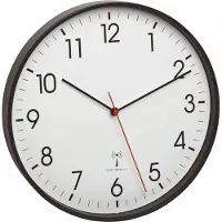 TFA-Dostmann TFA - Klokke - kvarts - veggmonterbar - 30.5 cm - ramme: svart