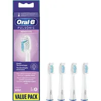 Oral-B Pulsonic Sensitive, 4 stykker, Hvit, Oral-B, Pulsonic