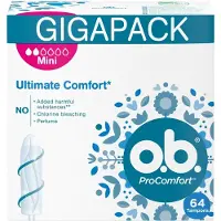 O.B . O. B. ProComfort Mini tamponai 64 vnt.