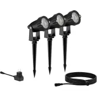 Philips Caper bakkespotter/spikes 1,5 W, Utendørs bakkebelysning, Svart, Plast, IP44, Terrasse, Hage, II
