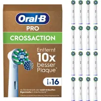 Oral-B Cross Action 16-pakning / Børstehoder til Cross Action / Erstatningshoder