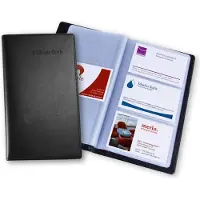 Sigel - Visittkortbok - svart