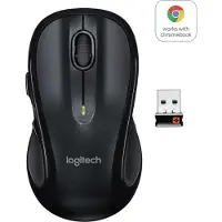 Logitech M510 - Mus - høyrehendt - laser - 7 knapper - trådløs - 2.4 GHz - USB trådløs mottaker - for Core Innovations CLT136401