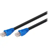 Goobay LAN CAT 6 UTP - Outdoor - Svart - 75m