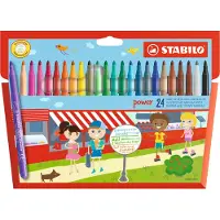 Stabilo Tusjer - Power - 24 stk. - Flerfarget - - OneSize - Tusj
