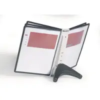 Durable Bordstativ Sherpa Soho A4 med 5 lommer svart