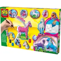 SES Creative Kastesett - Hester m. Glitter - - OneSize - Kreativt leker