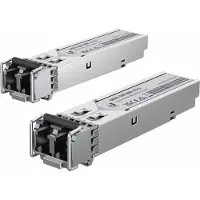 Ubiquiti UACC-OM-MM-1G-D - SFP (mini-GBIC) transceivermodul - 1GbE - LC multimodus - opp til 550 m - 850 nm (en pakke 2)