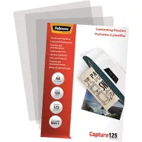 Fellowes Lamineringslommer A4 mat 125 micron - (100 stk.)