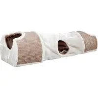 Trixie Kradsetunnel, 110 × 30 × 38 cm, lysegrå/brun