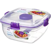Sistema Matboks m. Tilbehør - Salad - 1,1 L - Minty Teal - - OneSize - Matboks