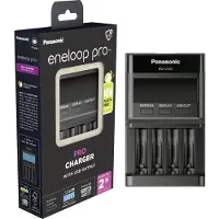 Panasonic eneloop BQ-CC65E - Batterilader - 4 x batterier lader - 1 A (USB)