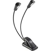 K&M 12244 Dual Music Stand Flexlight Dual LED