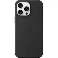 Apple - Beskyttende deksel for mobiltelefon - MagSafe-samsvar - silikon - svart - for iPhone 16 Pro Max