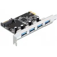DeLOCK PCI Express-kort med 4 x ekstern USB 3.2 Gen 1