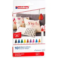 Edding 4600, Flerfarget, Flerfarget, 10 farger, Medium, Rund, 1 mm