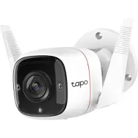 TP-LINK Tapo C310 - Nettverksovervåkingskamera - utendørs - støvsikker / værsikker - farge (Dag og natt) - 3 MP - 2304 x 1296 - 2304p - fastfokal - lyd - trådløs - Wi-Fi - GbE - H.264 - DC 9 V