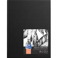 Oxford Hamelin 400152623, Monokromatisk, Svart, A4, 48 ark, 100 g/m², Innbundet (hardcover)