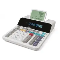 Sharp EL-1901, Desktop, Skjerm, 12 sifre, Vippbar skjerm, AC / batteri, Hvit