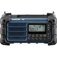 Sangean MMR-99 - Bluetooth - Handcrank - Solar Radio - DAB/DAB+/FM - Mono - Blå