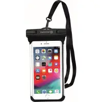 Swissten 32900800, Veske beholder, Universell, iPhone XS Max and smaller, 16,5 cm (6.5), Sort, Gjennomsiktig