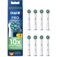 Oral-B CrossAction , 8 stykker, Hvit, 3 måned(er), Oral-B, Boks