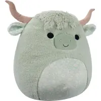 Squishmallows Kosedyr - 40 cm - Fuzz A Mallows Iver Highland Cow - - OneSize - Kosedyr