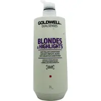 Goldwell DUALSENSES Blondiner & Highlights Anti Yellow Nøytraliserende balsam for blondt hår 1000 ml