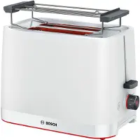 Bosch MyMoment TAT3M121 - Brødrister - 2 skive - 2 Spor - hvit