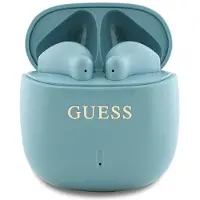 GUESS Printed Classic Logo TWS trådløse hodetelefoner - turkis