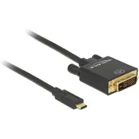DeLOCK Usb C Til Dvi 24+1 Pin Video 4k Kabel 1m 30hz