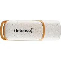 Intenso Green Line - USB-flashstasjon - 64 GB - USB 3.2 Gen 1 - beige/brun