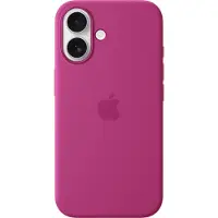 Apple silikondeksel med MagSafe for iPhone 16 - fuchsia, deksel, , iPhone 16, 15,5 cm (6,1), Fuchsia