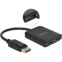 DeLOCK DisplayPort 1.4-splitter 1 x DisplayPort til 2 x DisplayPort MST