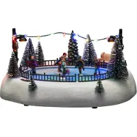 Konstsmide 4254-000 #####Iskhall med barn Flerfarvet LED (RGB) Flerfarvet med kontakt, med musikk