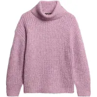 Superdry Brushed Rib Slouch Nk Genser Med Høy Hals