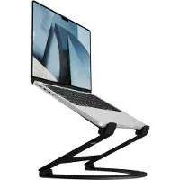 TwelveSouth Curve Flex - Notebookstativ - skrivebord - matt svart