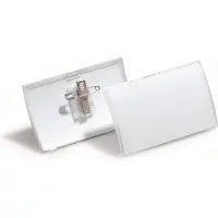 Durable 8211-19, Polypropylen (PP), Gjennomsiktig, 75 mm, 40 mm, 25 stykker