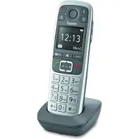 Gigaset E560HX Håndsett med store knapper og ladestasjon - Platina