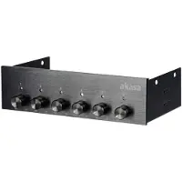 Akasa FC.SIX AK-FC-08BKV2 - Systemviftehastighetskontroller - svart