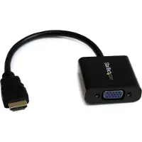 StarTech.com Startech - Video adapter - HDMI hann til HD-15 (VGA) hunn - 24.5 cm - svart - 1080p-støtte, aktiv - for P/N: DK30C2DPEPUE, DK30C2DPPDUE, DK31C3HDPD, DK31C3HDPDUE, SV211HDUC, SV221HUC4K
