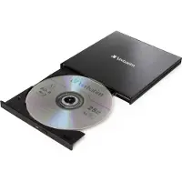 Verbatim Ultra HD 4K - BDXL drive - SuperSpeed USB 3.1 Gen 1 - external - Bluray-BDRW (Brenner) - USB 3.1 - Svart