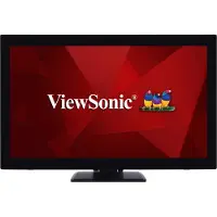 Viewsonic TD2760 - LED-skjerm - 27 - berøringsskjerm - 1920 x 1080 Full HD (1080p) @ 60 Hz - MVA - 230 cd/m² - 3000:1 - 12 ms - HDMI, VGA, DisplayPort - høyttalere
