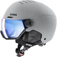 Uvex Wanted Visor, Skihjelm med visir, Rhino Mat