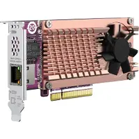 Qnap QM2-2P10G1TB - Lagringskontroller - M.2 - PCIe 3.0 x4 (NVMe) - lav profil - PCIe 3.0 x8 - for TDS-H2489, TNS-H1083X-E2234, H1083X-E2236-473, TS H1677, H2477, TVS-672, 872