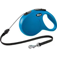 Flexi New CLASSIC M Leash 8 m blue